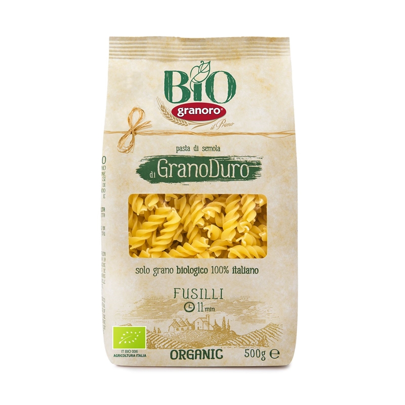 Ekologišiki kietagrudžių miltų makaronai 500 g.