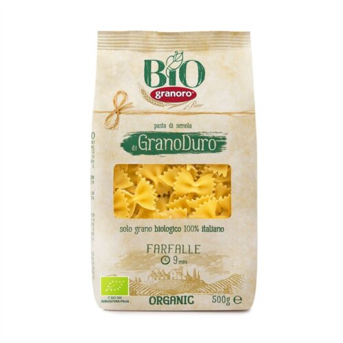 Ekologišiki kietagrudžių miltų makaronai 500 g.